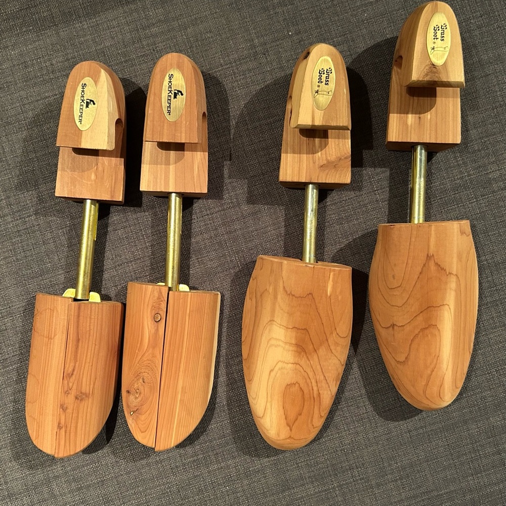 Lot of Cedar Shoe Stretchers